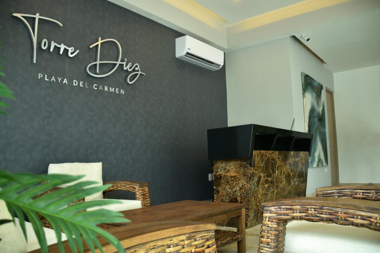 Rentas Vacacionales Torre Diez Playa del Carmen Eksteriør bilde