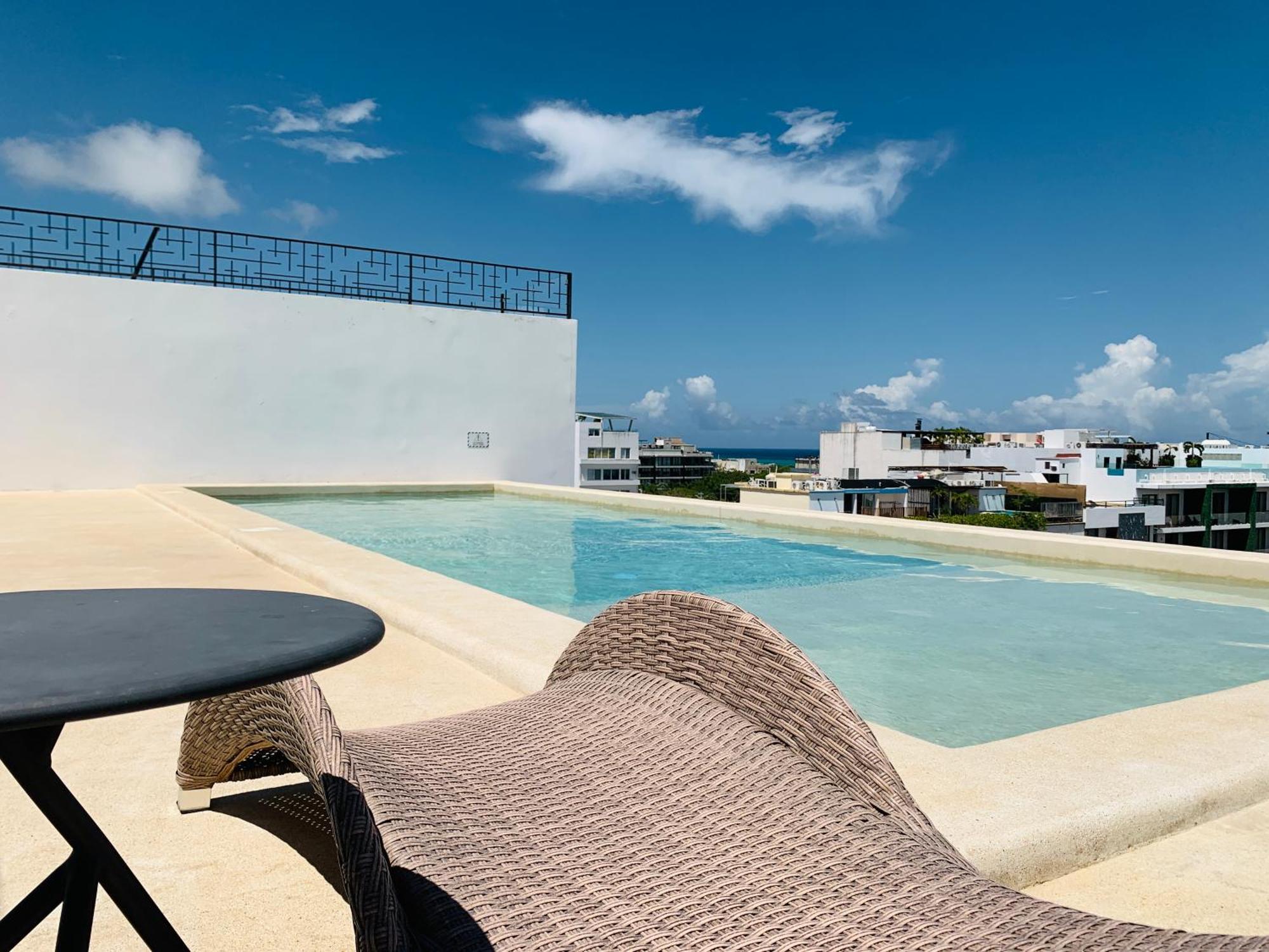 Rentas Vacacionales Torre Diez Playa del Carmen Eksteriør bilde